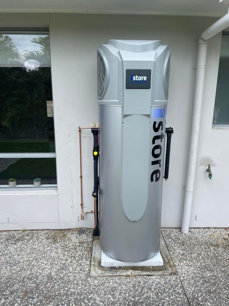 iStore 270L Heat Pump Hot Water System Installed - JR Gas and WaterWater Heaters