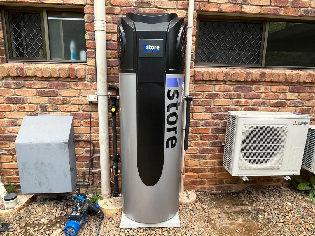 iStore 270L Heat Pump Hot Water System Installed - JR Gas and WaterWater Heaters