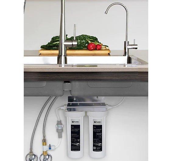 Puretec TS100 Kitchen Dedicated Outlet Twiin Filter System Supplied & Installed - JR Gas and WaterPlumbing - Filter