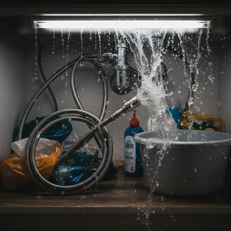 Water Leaking Under the Sink? What Homeowners Should Check First