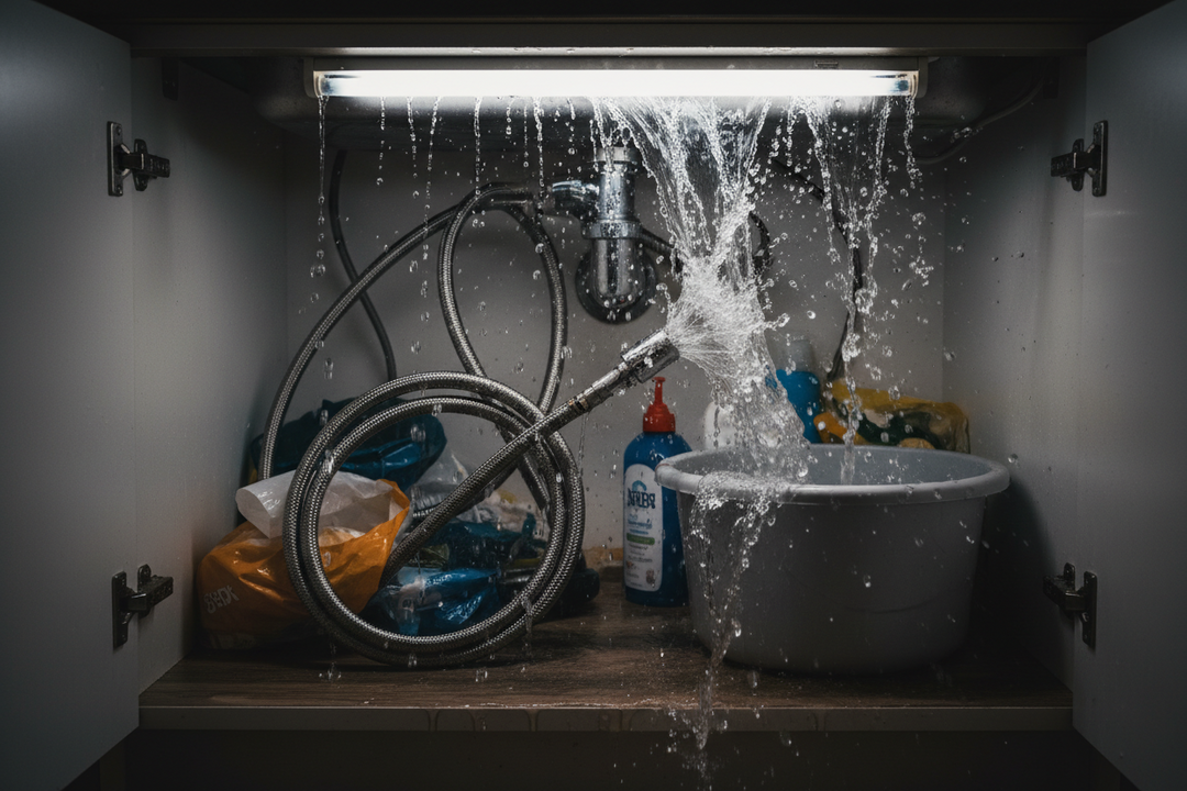 Water Leaking Under the Sink? What Homeowners Should Check First