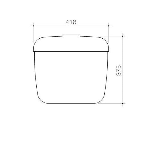 Stylus Tasman Link Cistern Supplied and Fitted