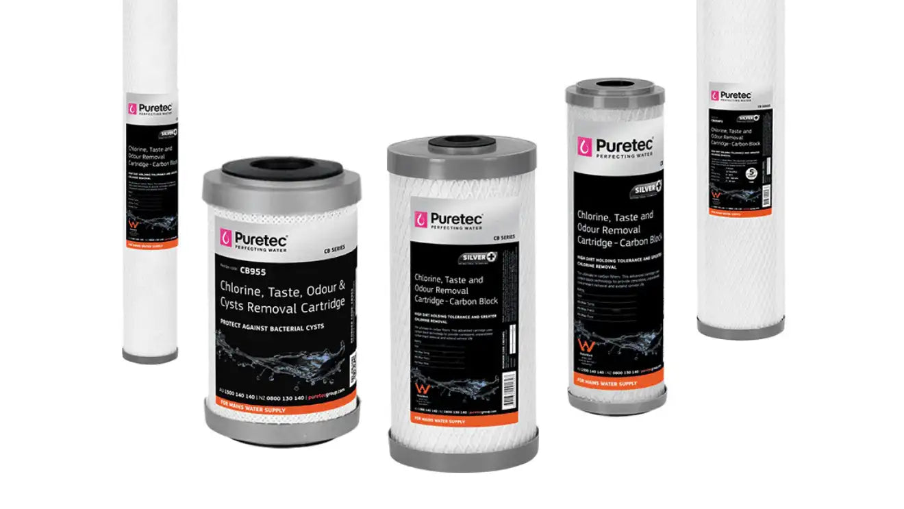 JR Water filter cartridge range