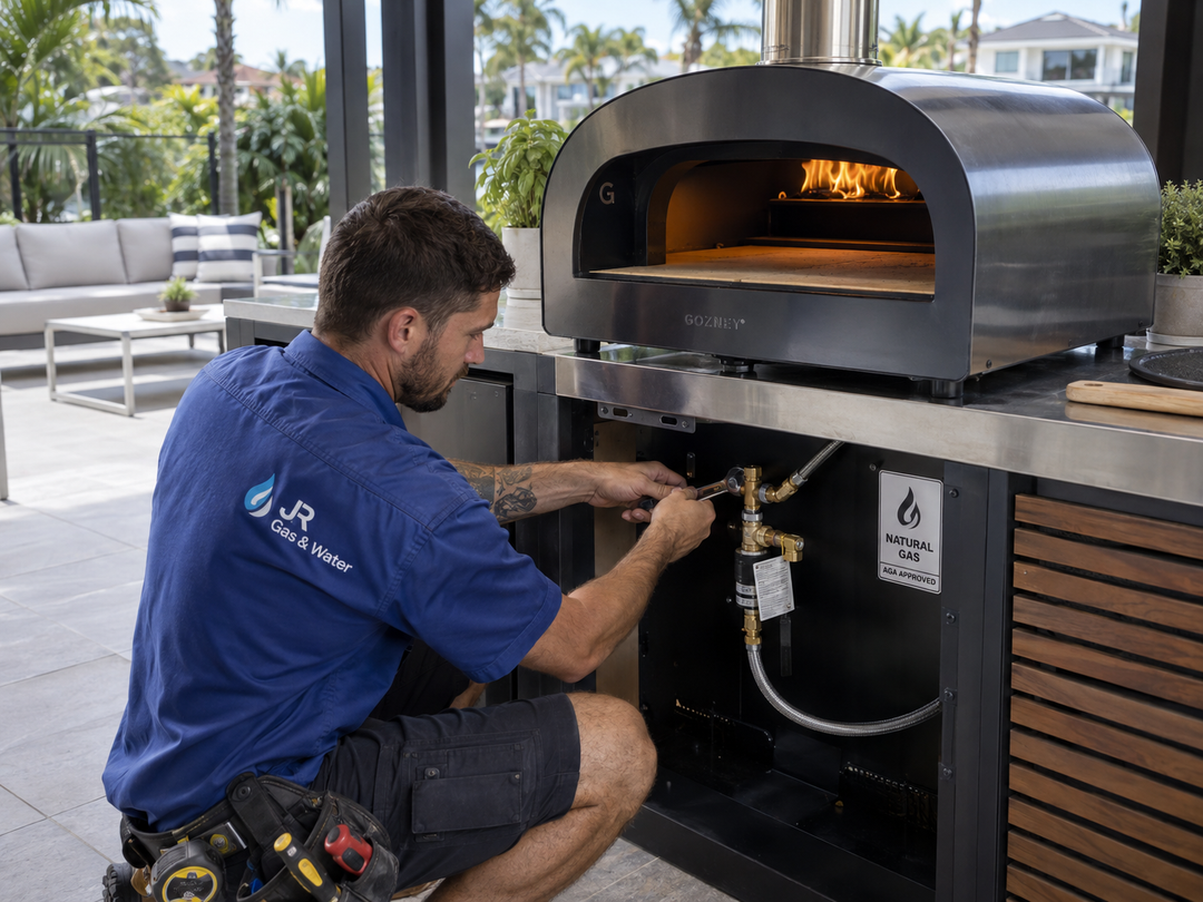 Gas Pizza Oven Installation