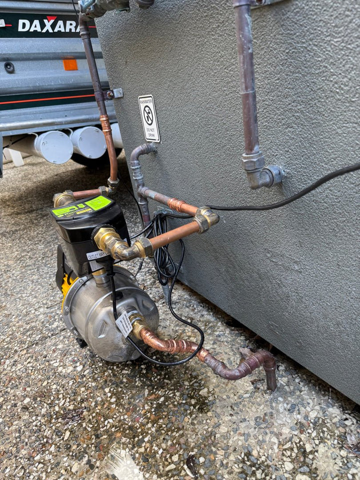 Davey Rainbank KRBS2 Submersible Pump + Mains Backup + Controller Supplied & Installed - Plumbing - Pump