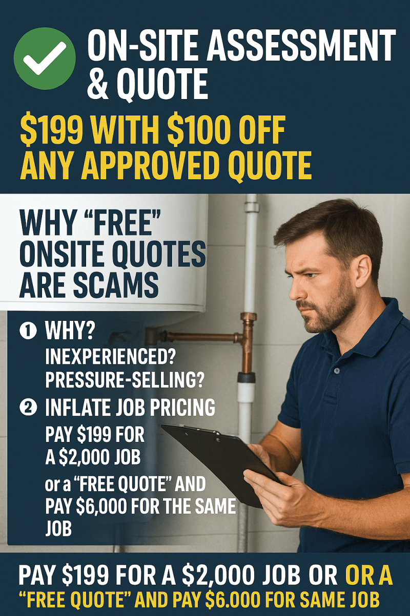 On - Site Assessment &amp; Quote -