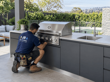 Outdoor Kitchen Plumbing, Gas & Cabinet Assembly - Gas - Install