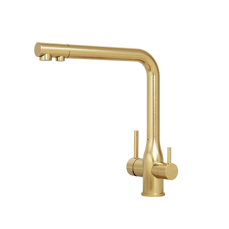 Puretec Tripla Elite 20 Brushed Gold 3 - in - 1 Mixer | Supply+Install | LIFETIME WARRANTY - Plumbing - Filter