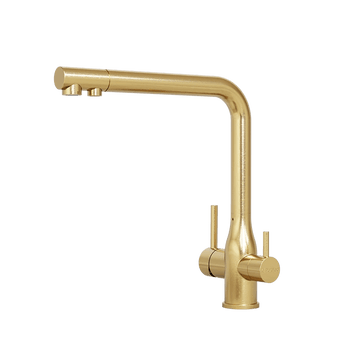 Puretec Tripla Elite 20 Brushed Gold 3 - in - 1 Mixer | Supply+Install | LIFETIME WARRANTY - Plumbing - Filter