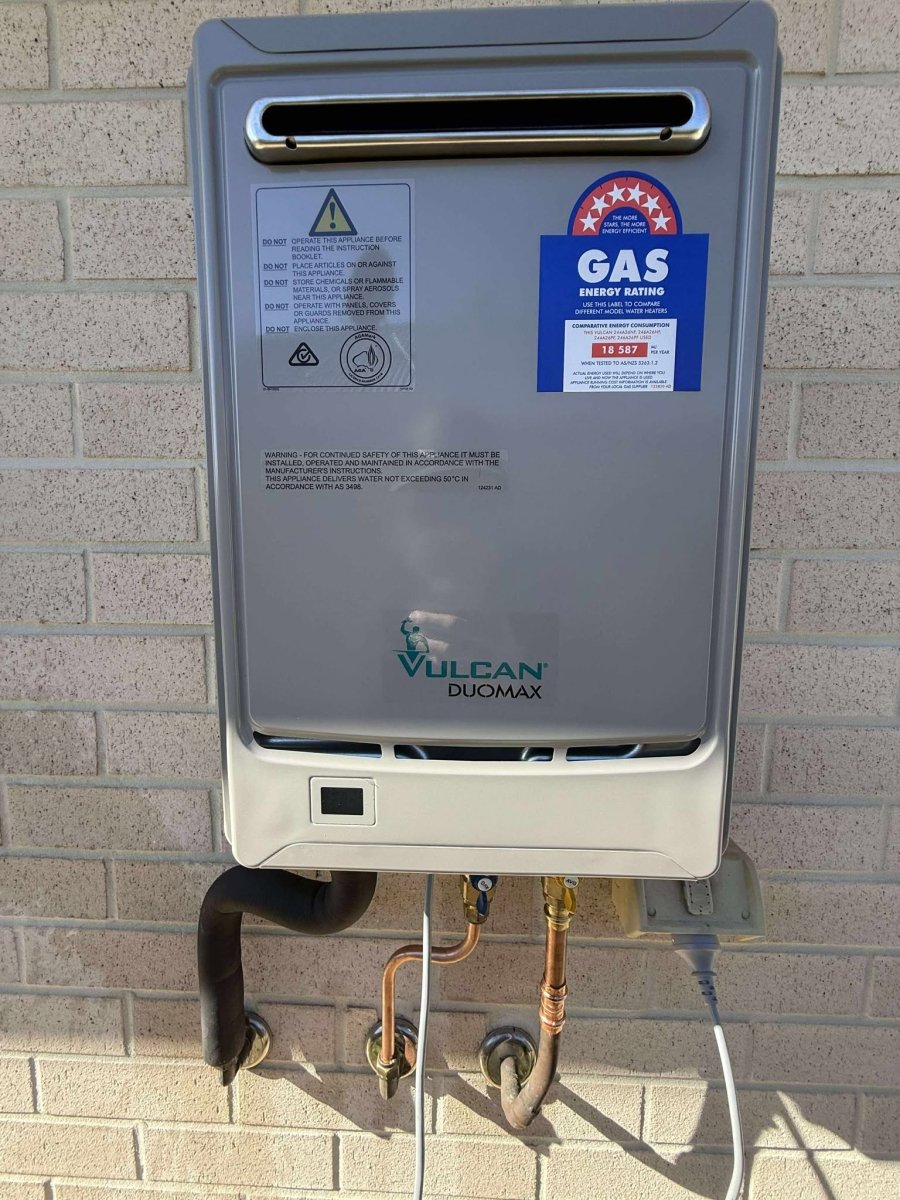 Vulcan DUOMAX 26 Instant Gas Hot Water System | Supply+Install | LIFETIME WARRANTY - 