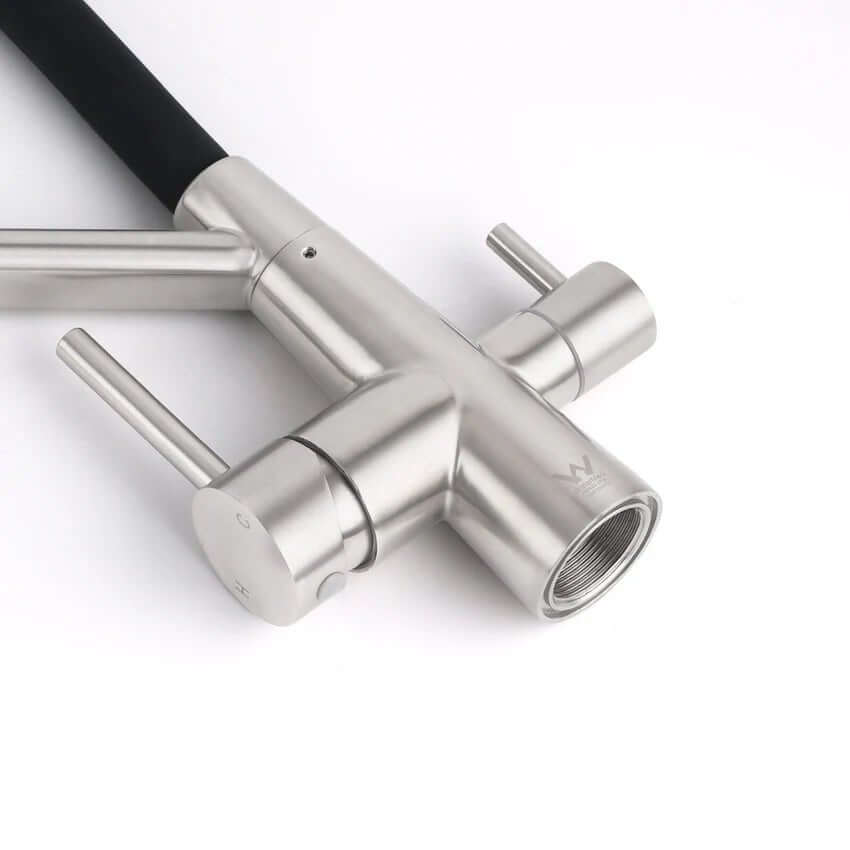 WFW 3 - Way Kitchen Mixer Tap (Brushed Nickle Pullout) | Supply+Install | LIFETIME WARRANTY - Plumbing - Filter