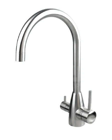 WFW 3 - Way Kitchen Mixer Tap (Stainless Steel High - Loop) | Supply+Install | LIFETIME WARRANTY - Plumbing - Filter