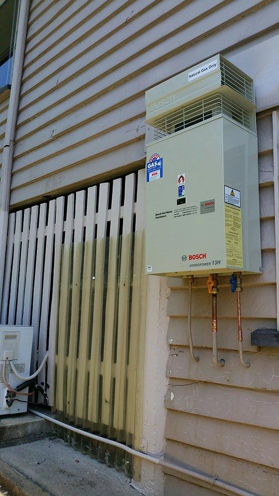 Bosch Hydropower 10H (TF250-8G) Instant Gas Water System Installed - JR Gas and WaterWater Heater - Gas Continuous Flow