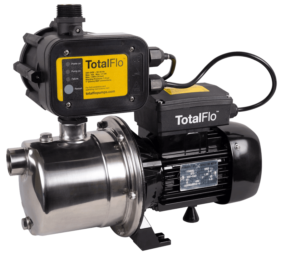 Davey Total Flo TF50J 50L/min Pressure Pump with Controller Supplied & Installed - JR Gas and WaterPlumbing - Pump