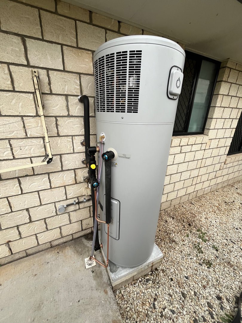 Hydrotherm Rapid X6 210l Heat Pump Hot Water System Installed - JR Gas and Water