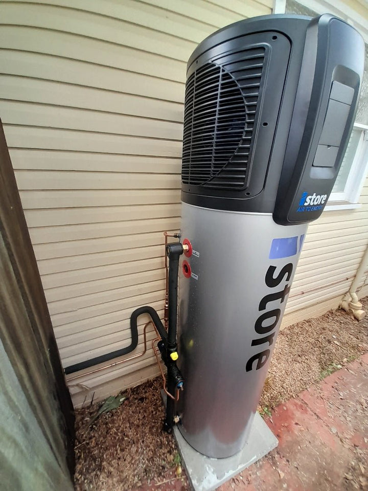 iStore 180L Heat Pump Hot Water System Installed - JR Gas and WaterWater Heaters