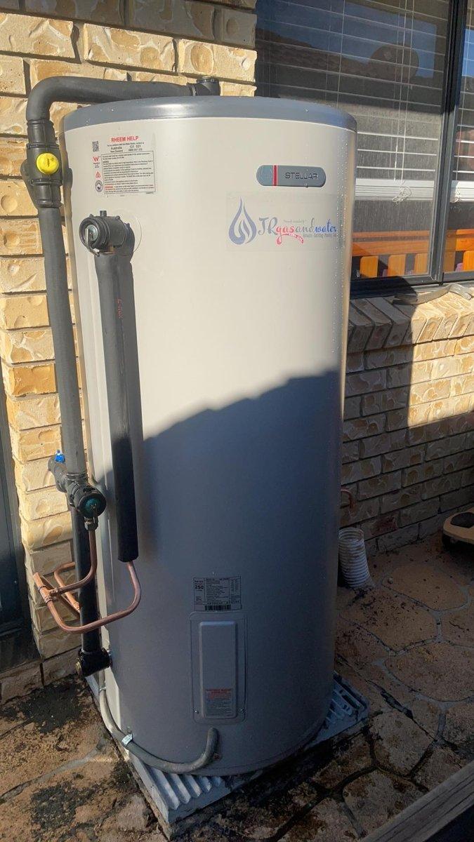 Rheem Stellar 125L (4A1125) Electric Hot Water System Installed - JR Gas and WaterWater Heater - Electric