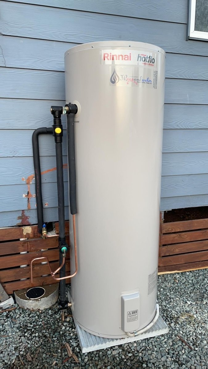 Rinnai 250L (HFE250S) Electric Hot Water System Installed - JR Gas and WaterWater Heater - Electric