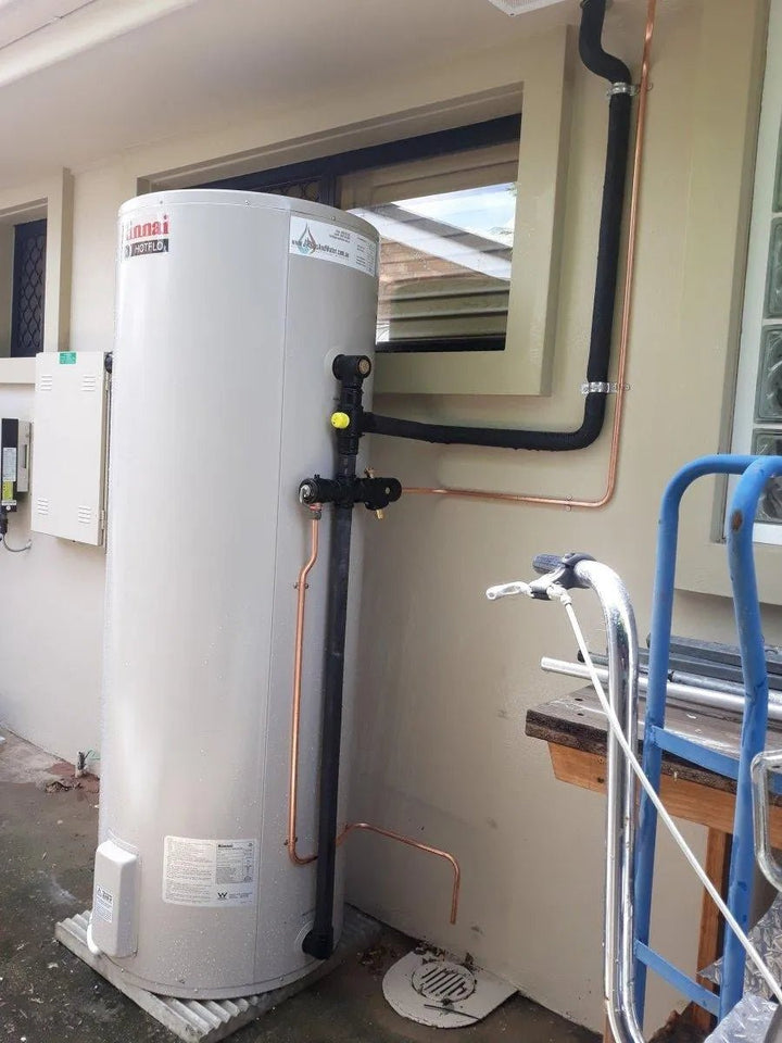 Rinnai 400L (HFE400S) Electric Hot Water System Installed - JR Gas and WaterWater Heater - Electric