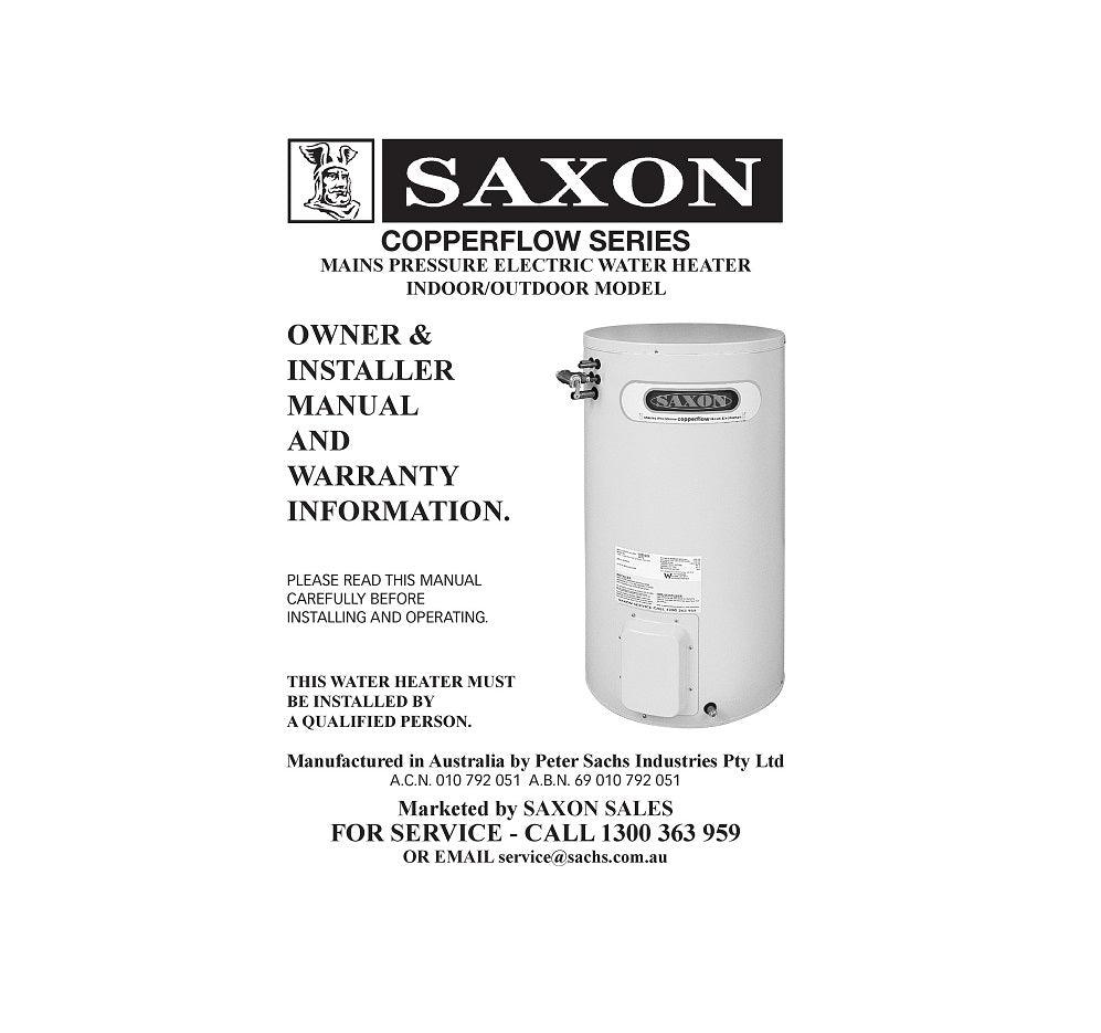 Saxon Copper Flow 140L Supplied and Fitted Replacement Options - JR Gas and Water