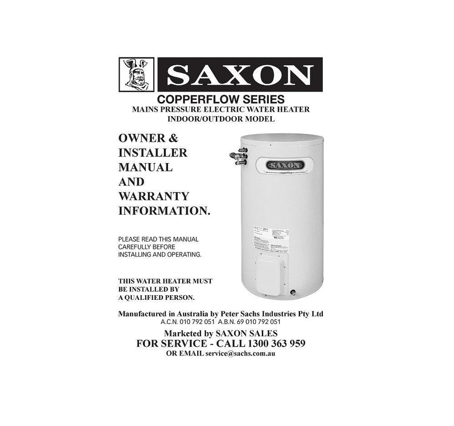 Saxon Copper Flow 140L Supplied and Fitted Replacement Options - JR Gas and Water